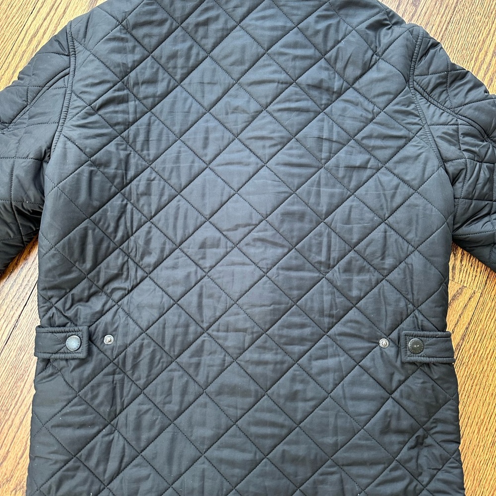 Men's Black Quilted Jacket - Picture 3 of 6